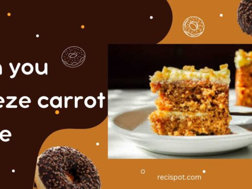 Can you freeze carrot cake